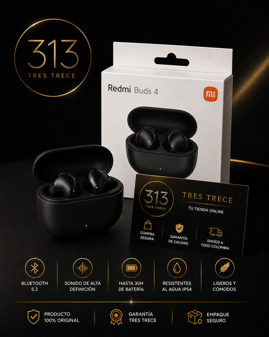 🎧 Xiaomi Redmi Buds 4 | Calidad Premium y Máxima Comodidad ✨